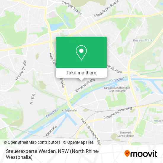 Карта Steuerexperte Werden