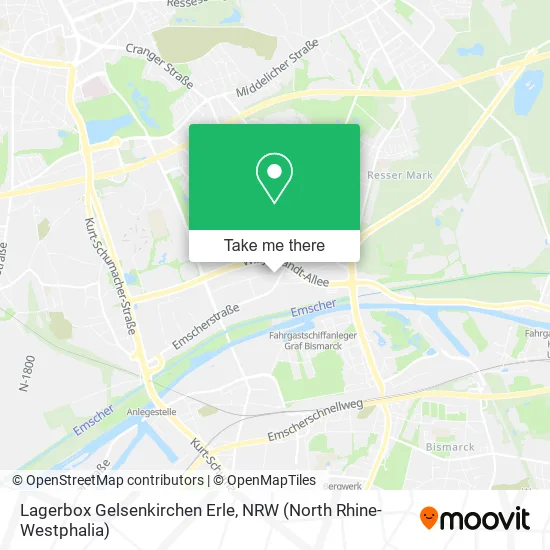 Lagerbox Gelsenkirchen Erle map