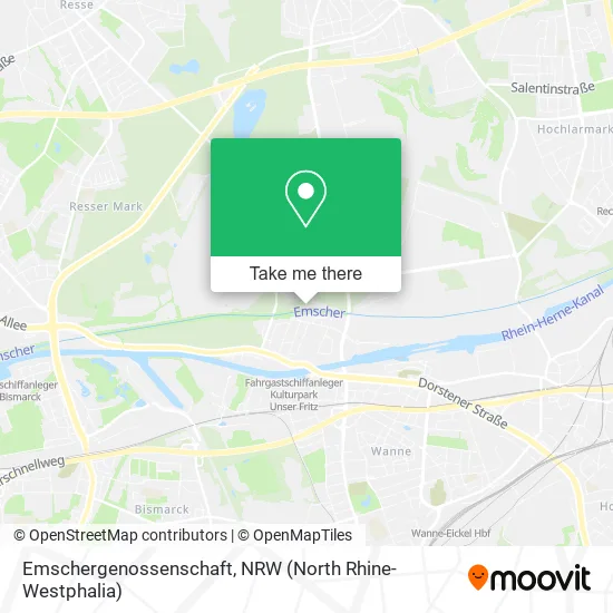 Карта Emschergenossenschaft