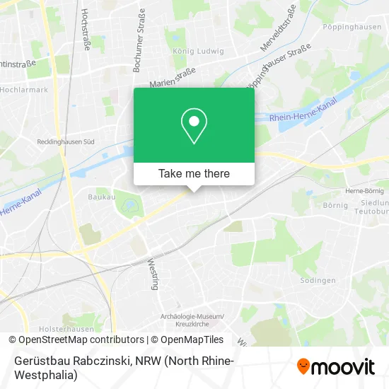 Карта Gerüstbau Rabczinski
