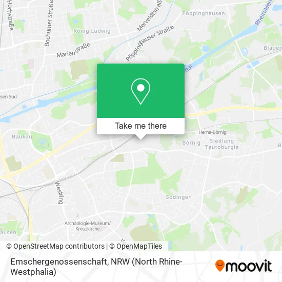 Карта Emschergenossenschaft