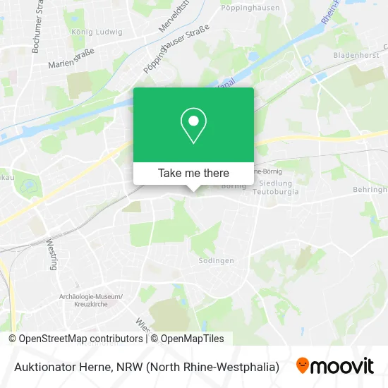 Auktionator Herne map