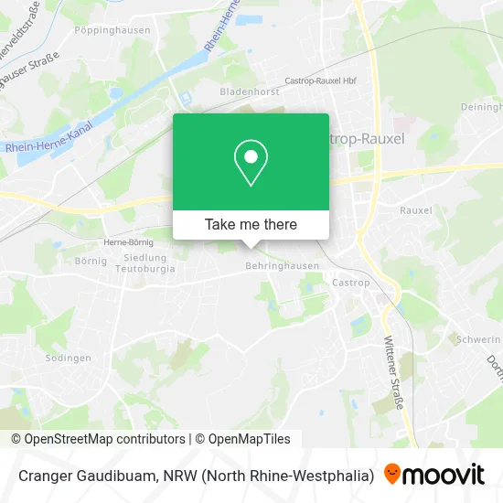 Cranger Gaudibuam map