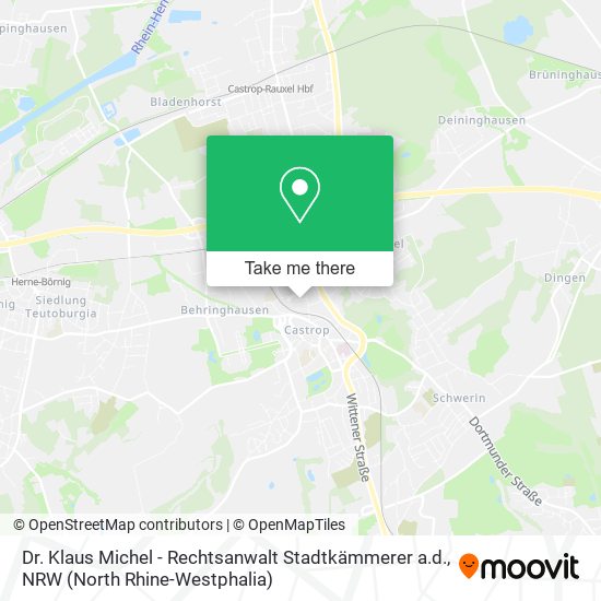 Dr. Klaus Michel - Rechtsanwalt Stadtkämmerer a.d. map