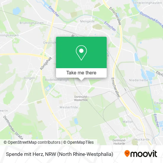 Карта Spende mit Herz