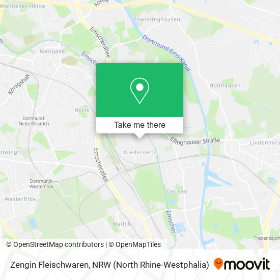 Карта Zengin Fleischwaren