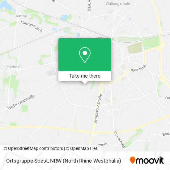 Карта Ortsgruppe Soest