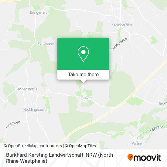 Burkhard Kersting Landwirtschaft map