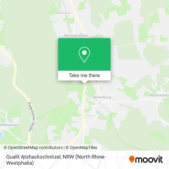 Qualit Ątshackschnitzel map