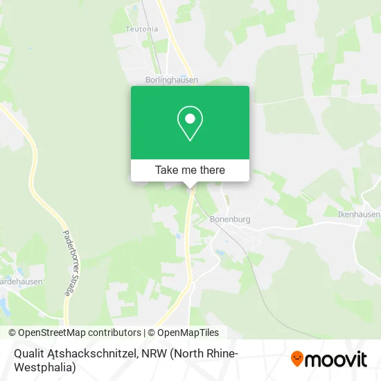 Карта Qualit Ątshackschnitzel