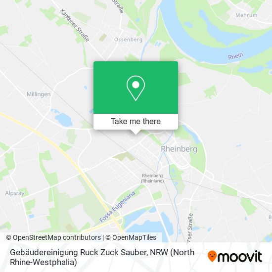 Gebäudereinigung Ruck Zuck Sauber map