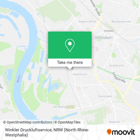 Winkler Druckluftservice map