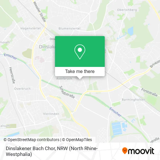 Dinslakener Bach Chor map