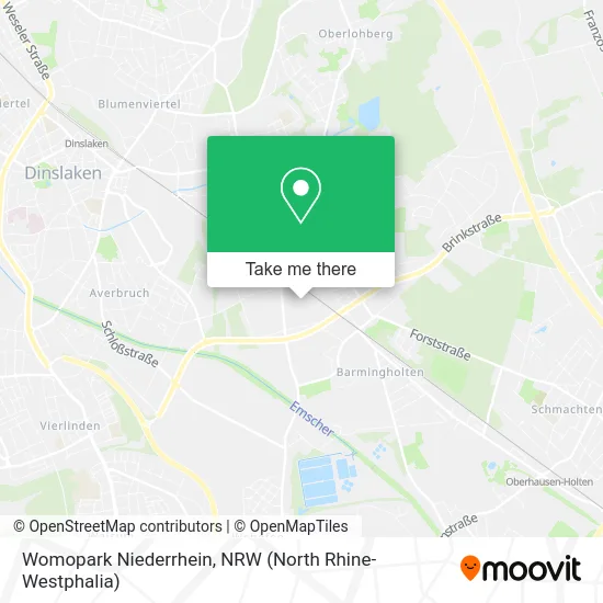 Карта Womopark Niederrhein