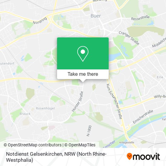 Notdienst Gelsenkirchen map