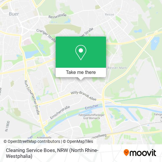 Cleaning Service Boes map