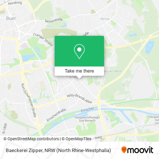 Карта Baeckerei Zipper