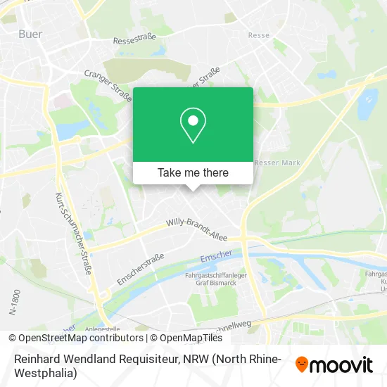 Карта Reinhard Wendland Requisiteur