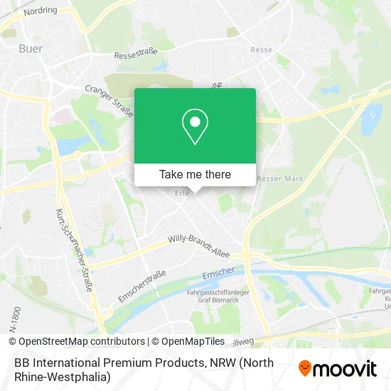BB International Premium Products map