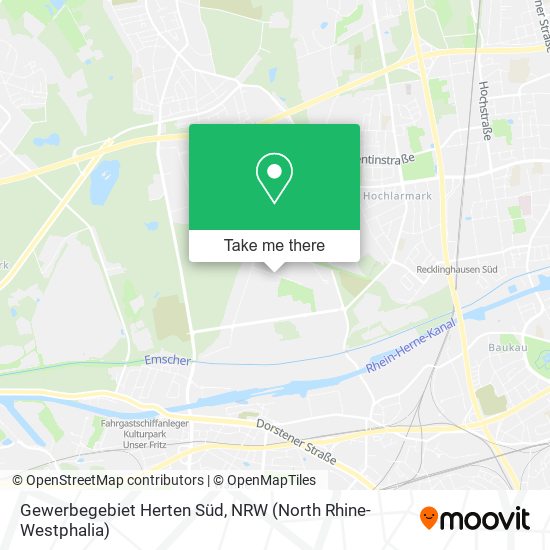 Gewerbegebiet Herten Süd map