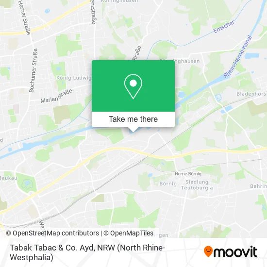 Карта Tabak Tabac & Co. Ayd