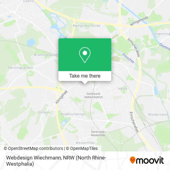 Карта Webdesign Wiechmann