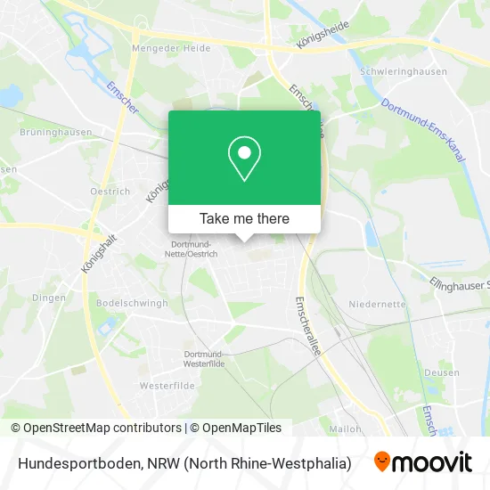 Hundesportboden map