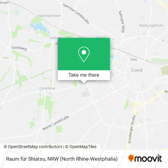 Карта Raum für Shiatsu