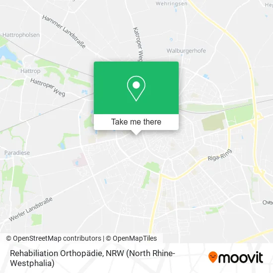Rehabiliation Orthopädie map