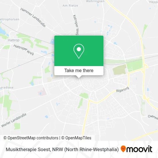 Musiktherapie Soest map