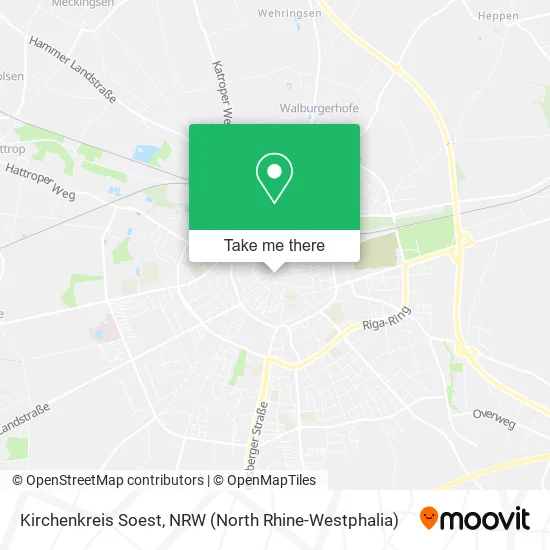 Карта Kirchenkreis Soest