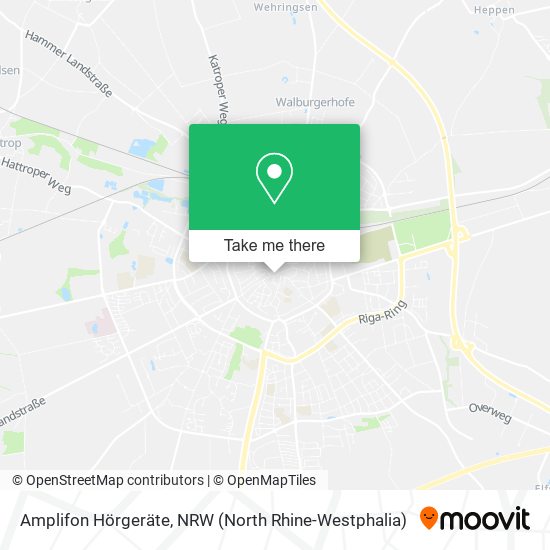 Amplifon Hörgeräte map