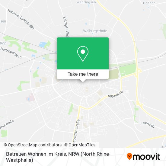 Betreuen Wohnen im Kreis map