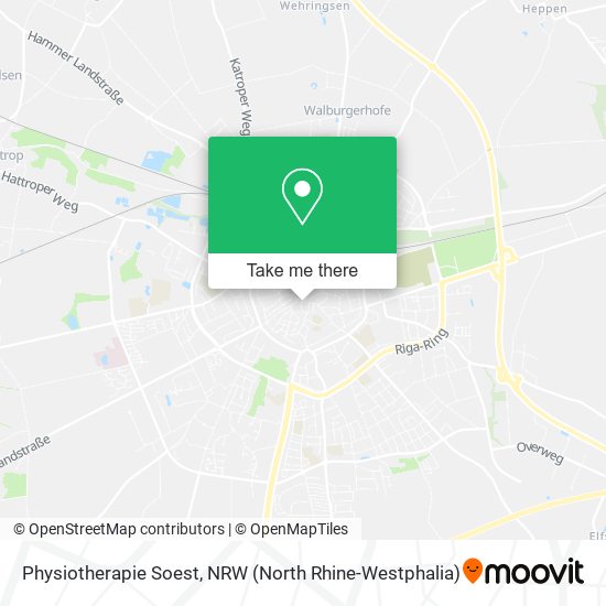 Physiotherapie Soest map