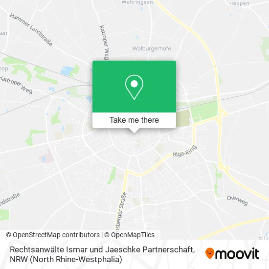 Карта Rechtsanwälte Ismar und Jaeschke Partnerschaft