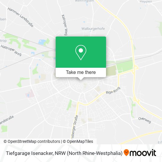 Tiefgarage Isenacker map