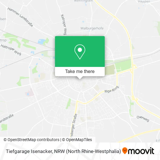 Карта Tiefgarage Isenacker