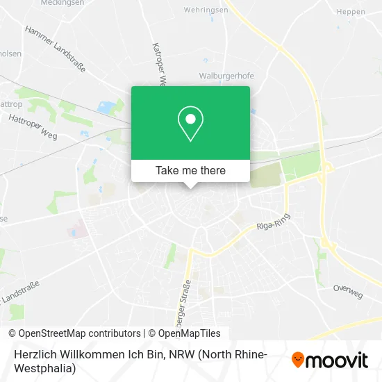 Карта Herzlich Willkommen Ich Bin