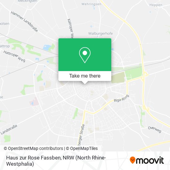 Haus zur Rose Fassben map