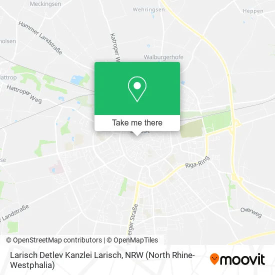 Карта Larisch Detlev Kanzlei Larisch