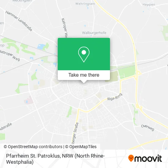 Pfarrheim St. Patroklus map