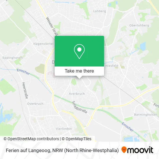 Карта Ferien auf Langeoog