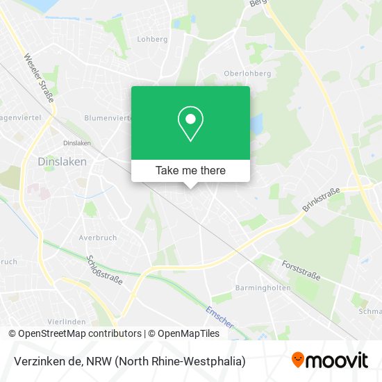 Verzinken de map