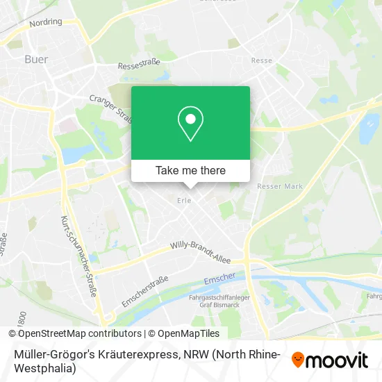 Карта Müller-Grögor's Kräuterexpress