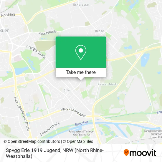 Карта Spvgg Erle 1919 Jugend