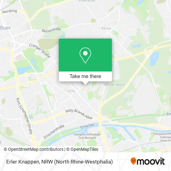 Карта Erler Knappen