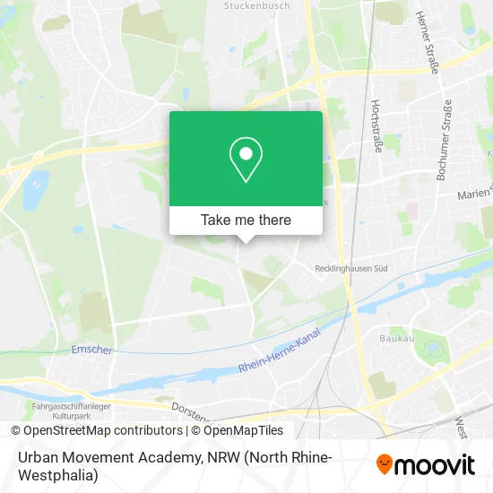 Карта Urban Movement Academy