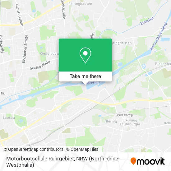 Карта Motorbootschule Ruhrgebiet