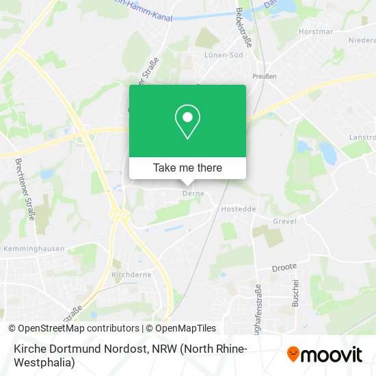 Kirche Dortmund Nordost map