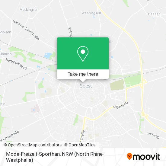 Карта Mode-Freizeit-Sporthan